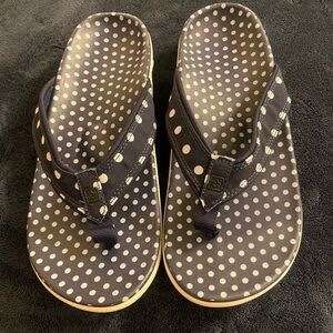 Spenco Flip- flops: Polka Dot Sandals